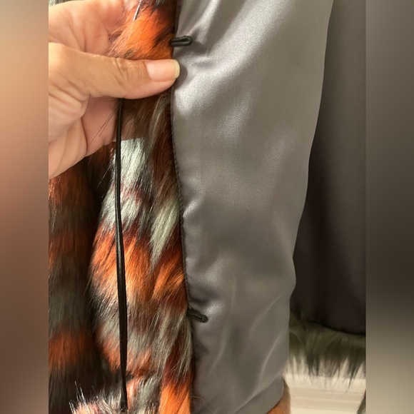 Ramy Brook Krissy Faux Fur Jacket- Large - Picture 9 of 9